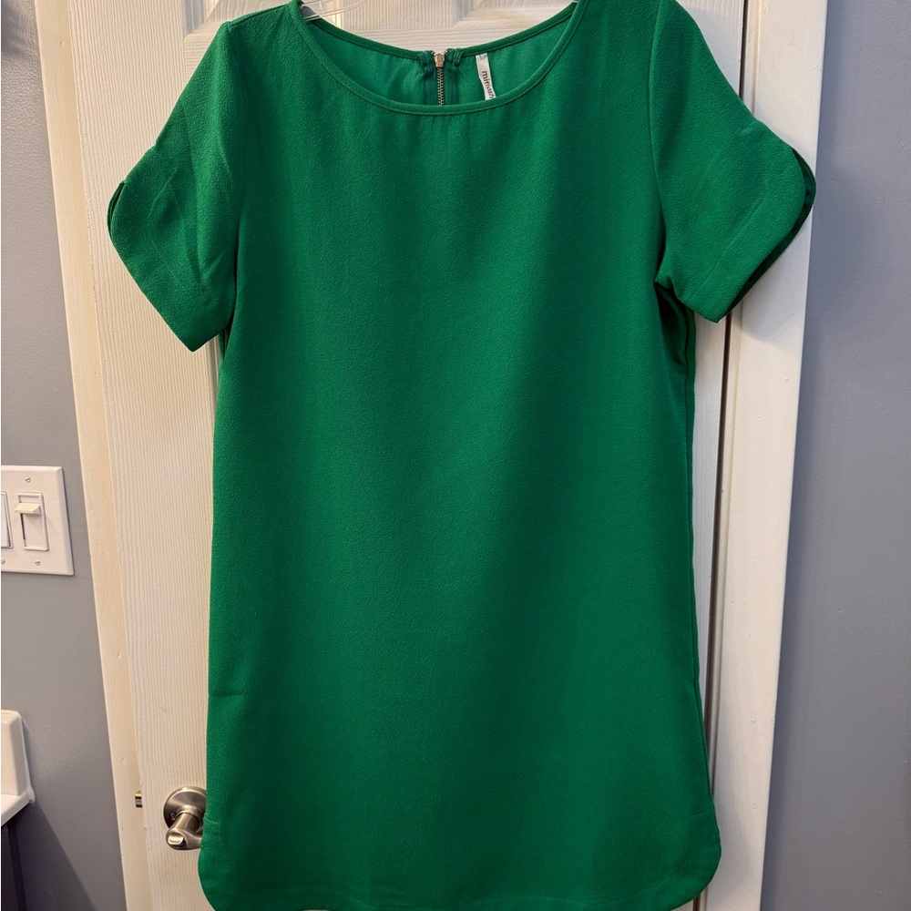 Mittoshop Green Mini Dress